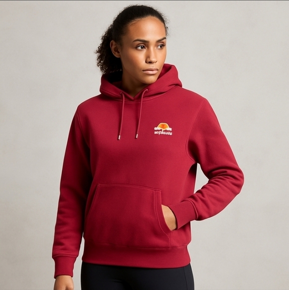 Ellesse Tops - Ellesse Red Logo Hoodie SHS02216 Pullover Unisex Medium Streetwear